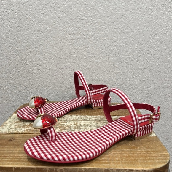 Jeffrey Campbell Beeanca Gingham Sandals Size 6.5 - Picture 6 of 10
